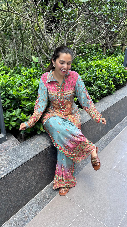 MULTICOLOUR SEQUIN COORD