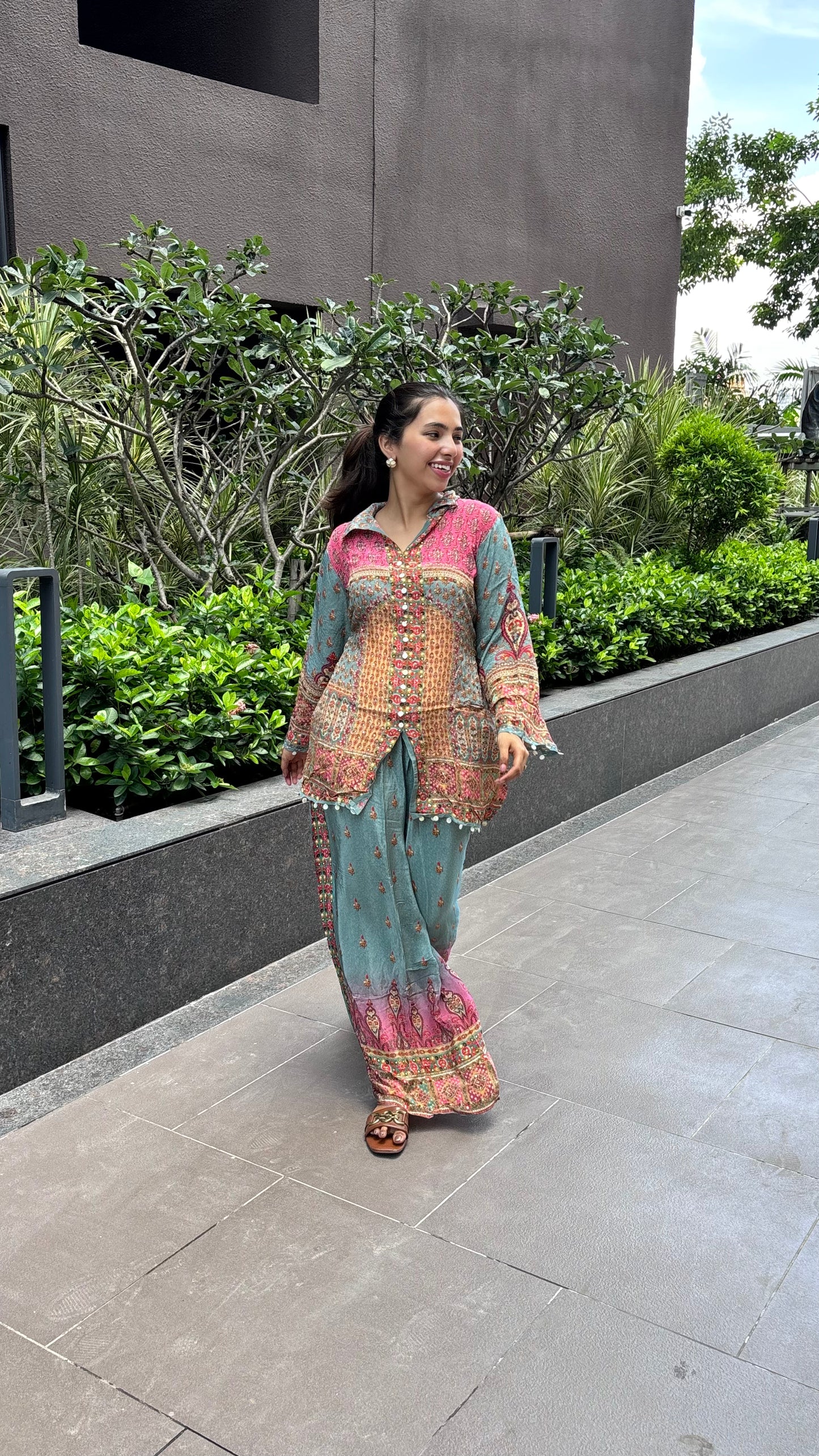 MULTICOLOUR SEQUIN COORD