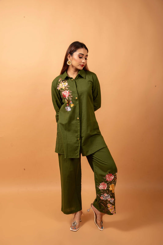 THREAD WORK TREASURE- COORD SET