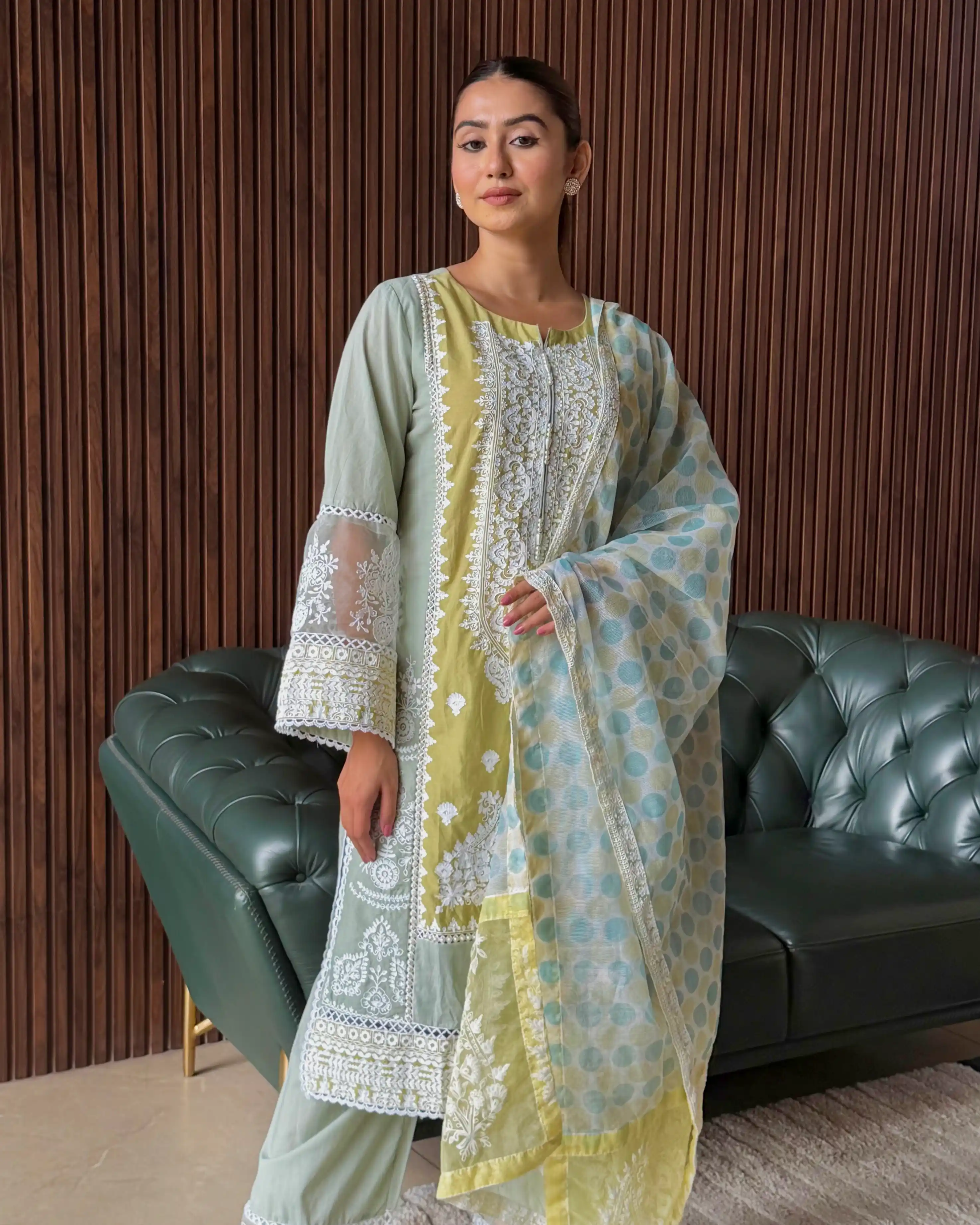 PASTEL KURTA SET WITH DUPATTA
