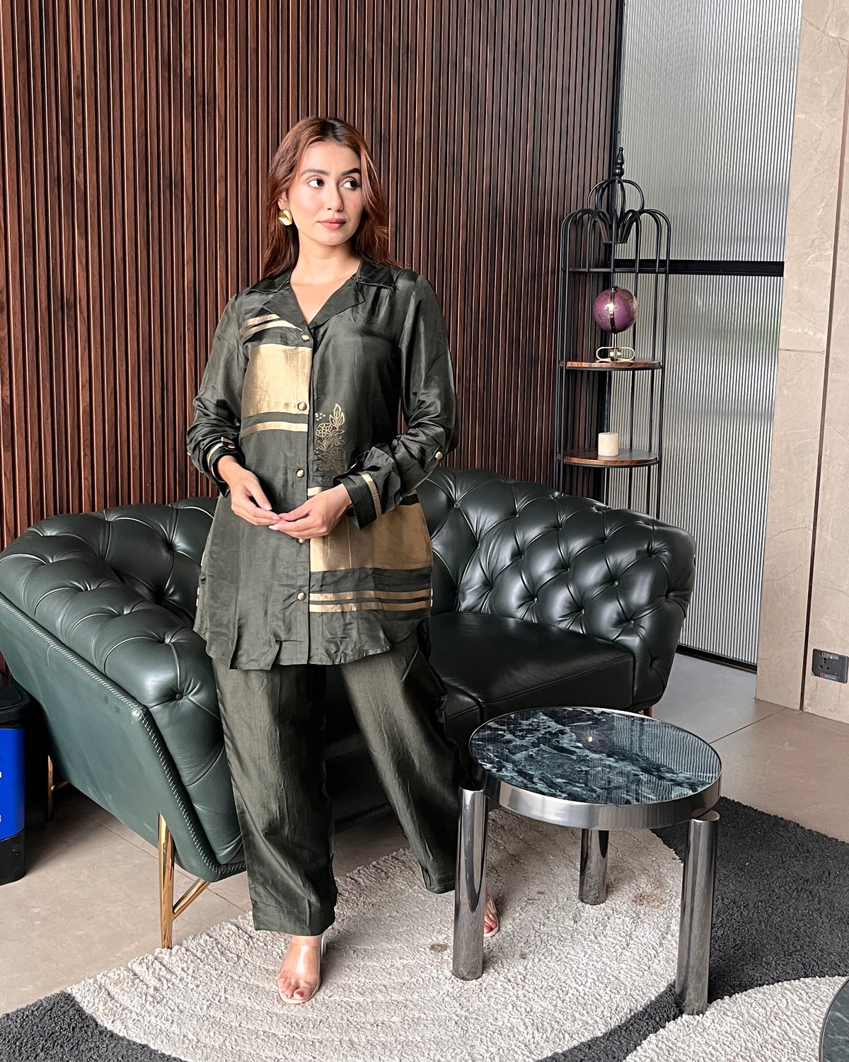 Meher Olive Coord Set