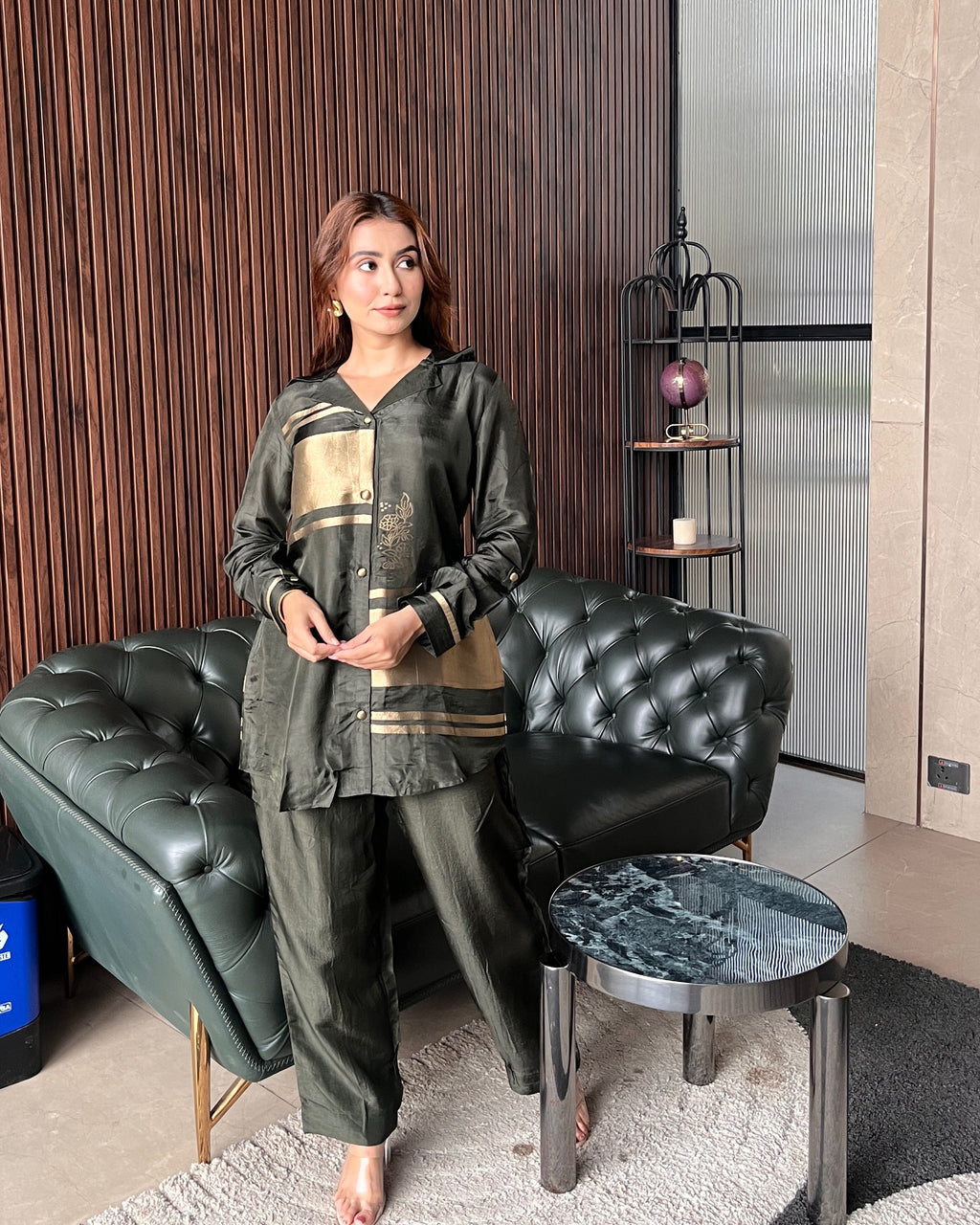 Meher Olive Coord Set