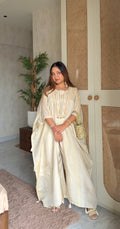 BEIGE BOHO KAFTAN