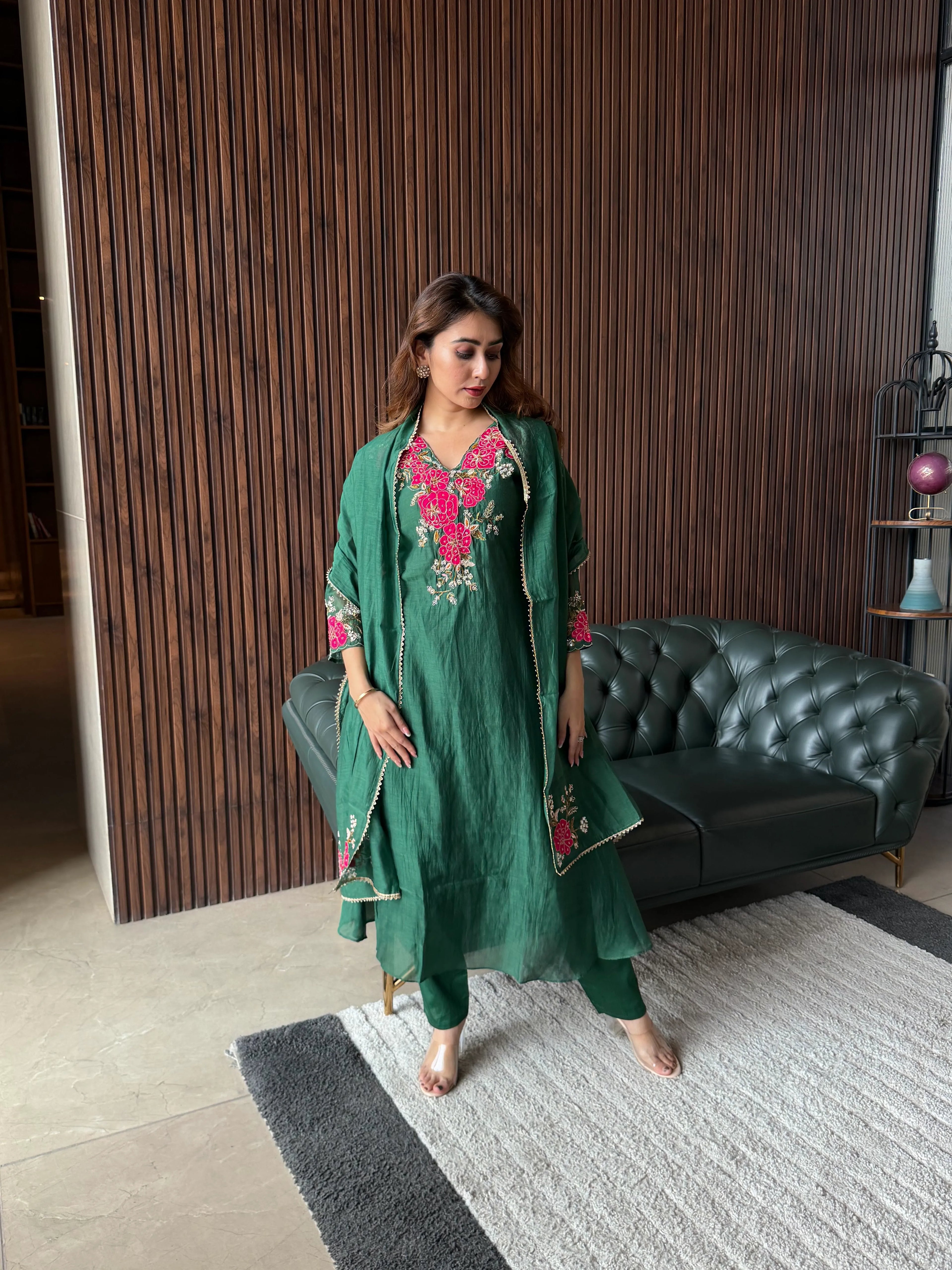 Emerald Noor set