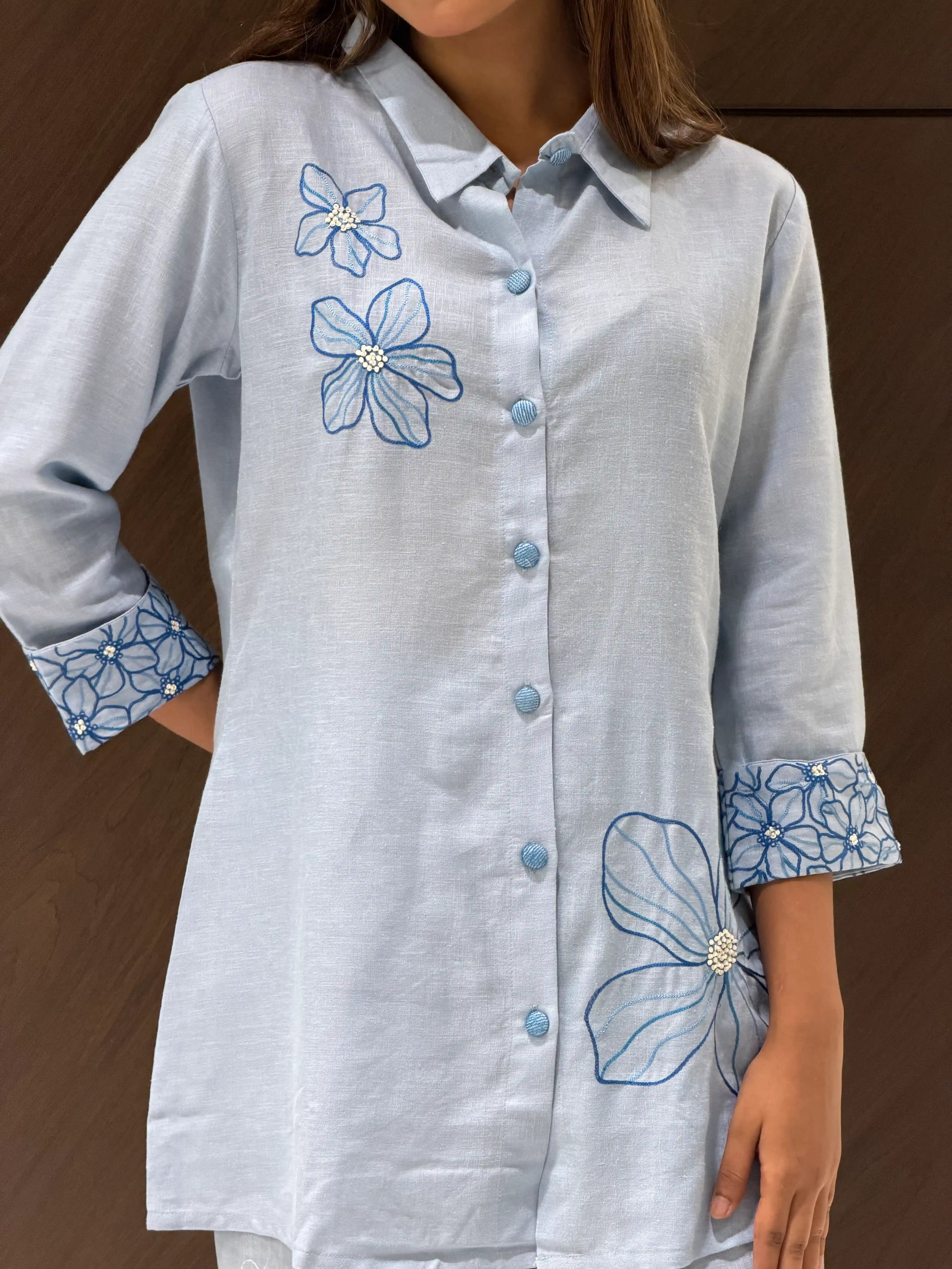 AZURE BLOOM COORD SET