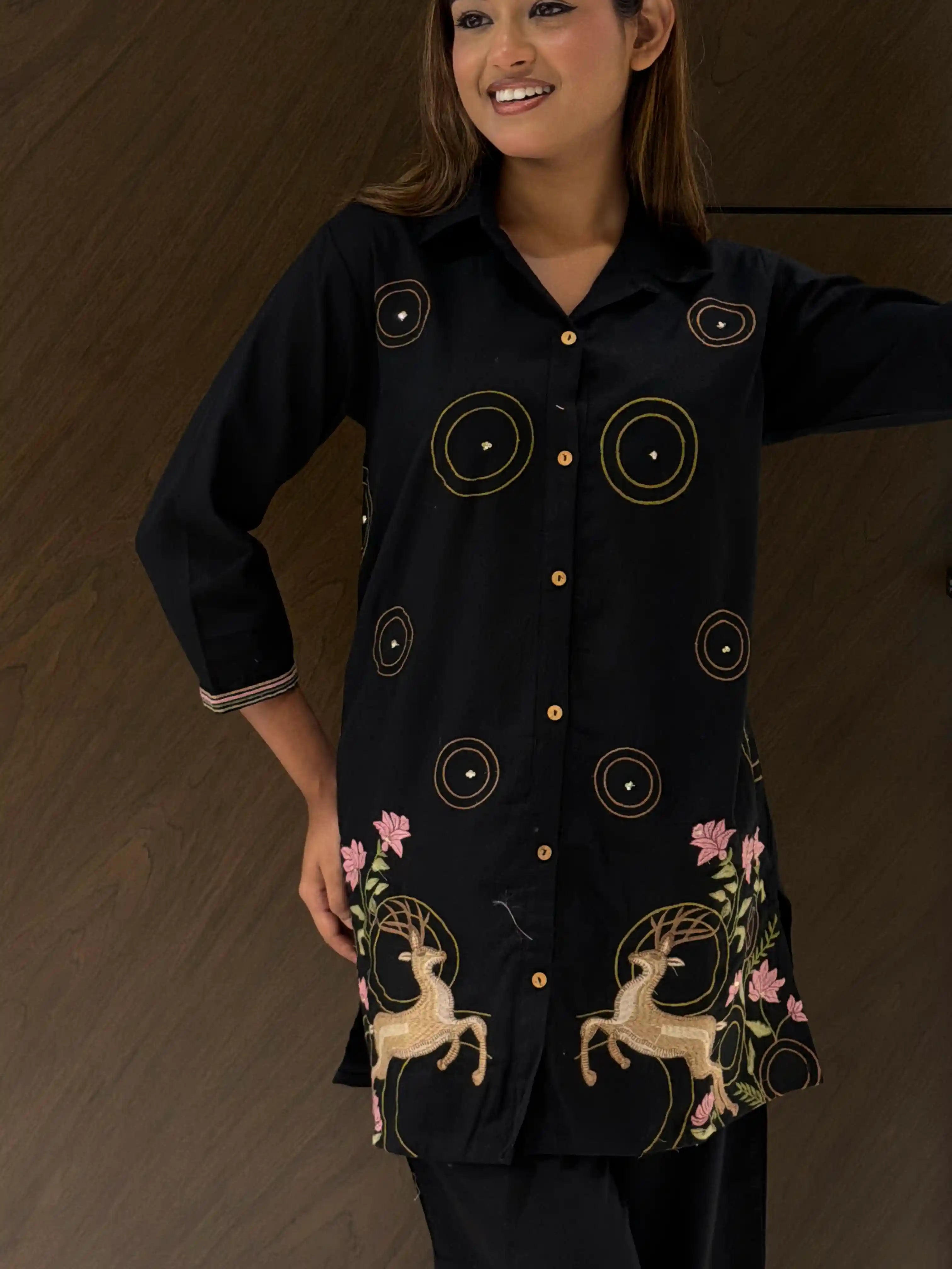 MIDNIGHT GROVE COORD SET