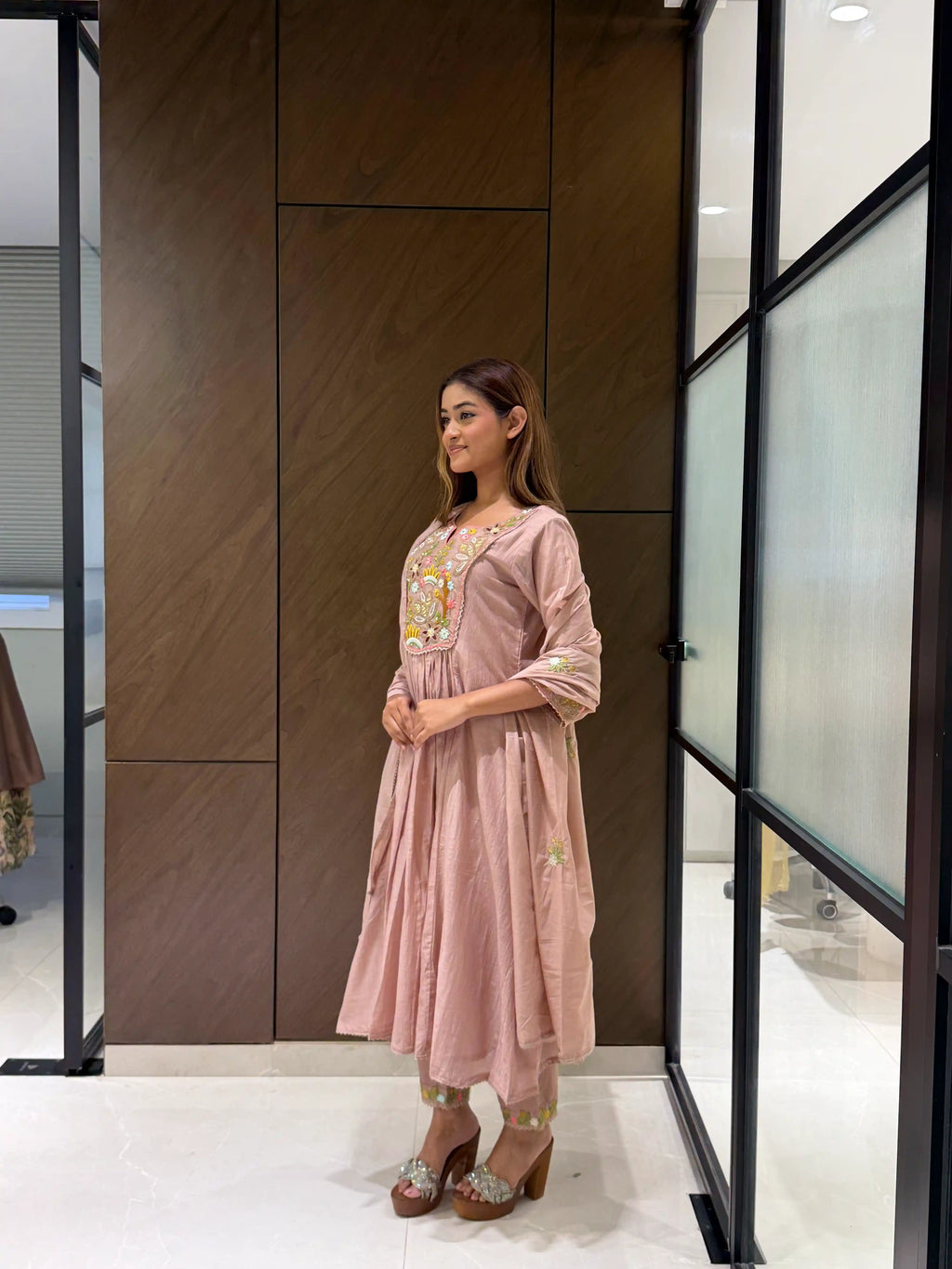 NOOR FLORAL ANARKALI SET