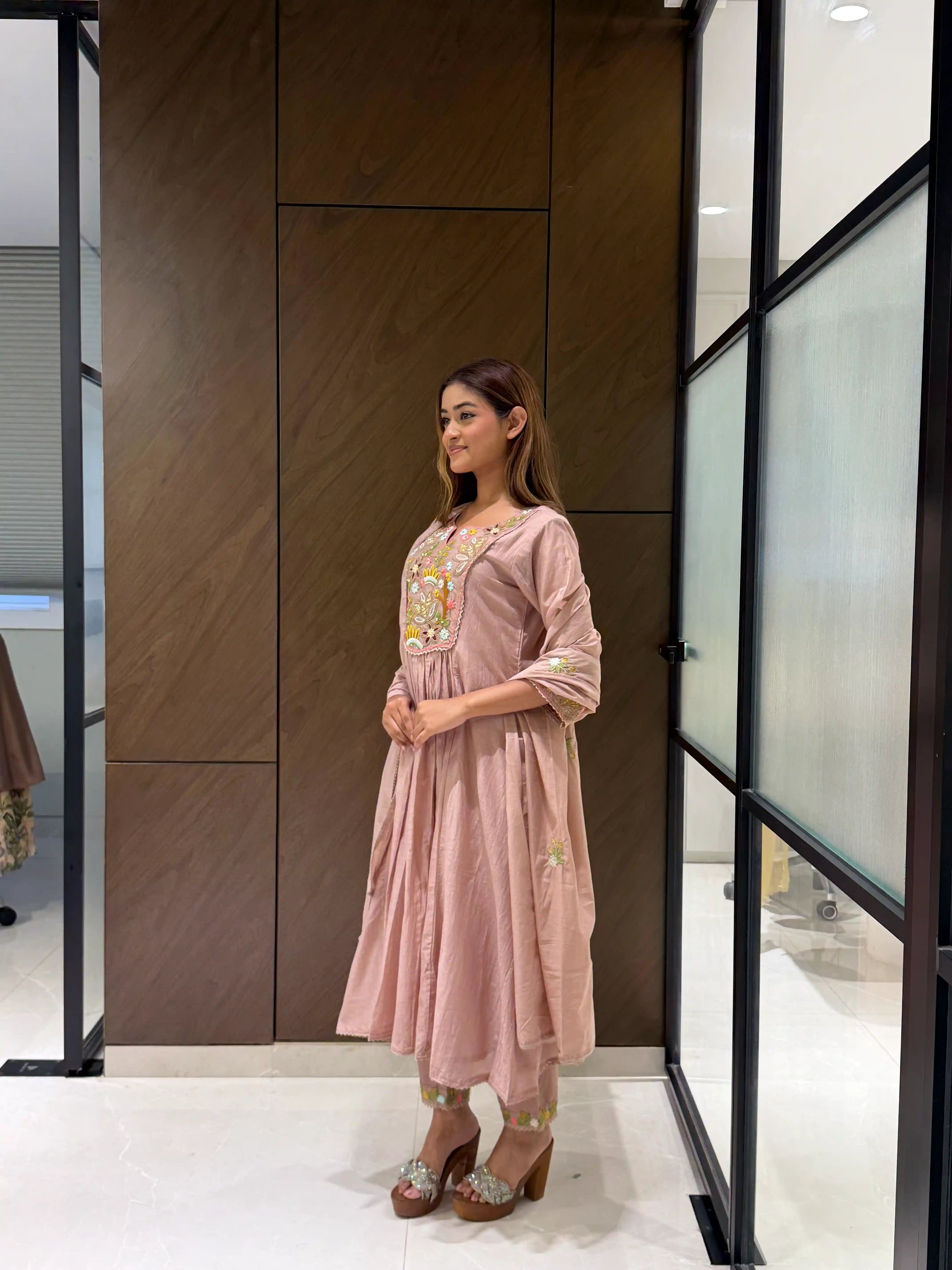 NOOR FLORAL ANARKALI SET