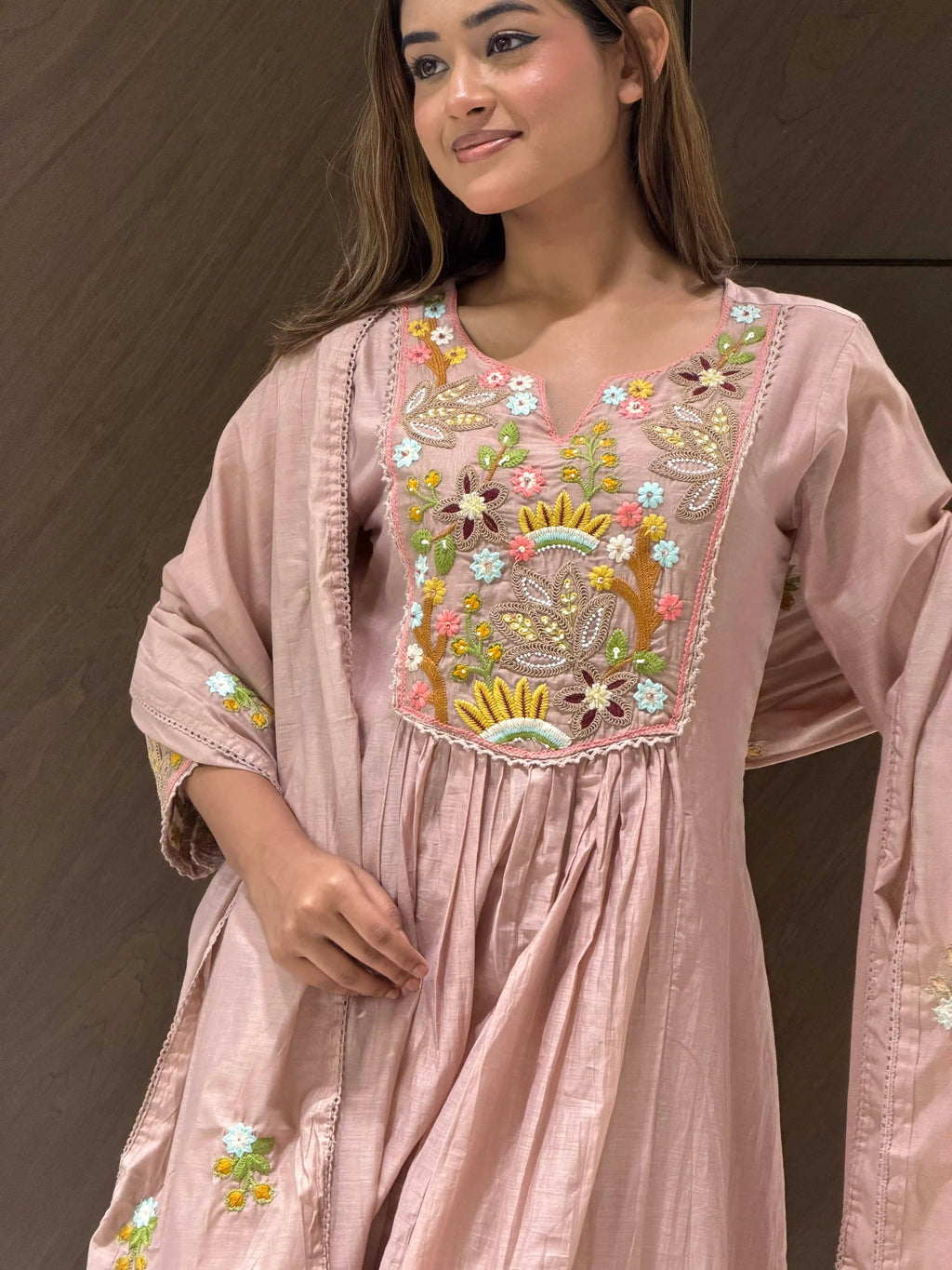 NOOR FLORAL ANARKALI SET