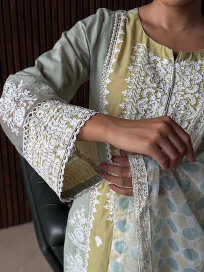 PASTEL KURTA SET WITH DUPATTA