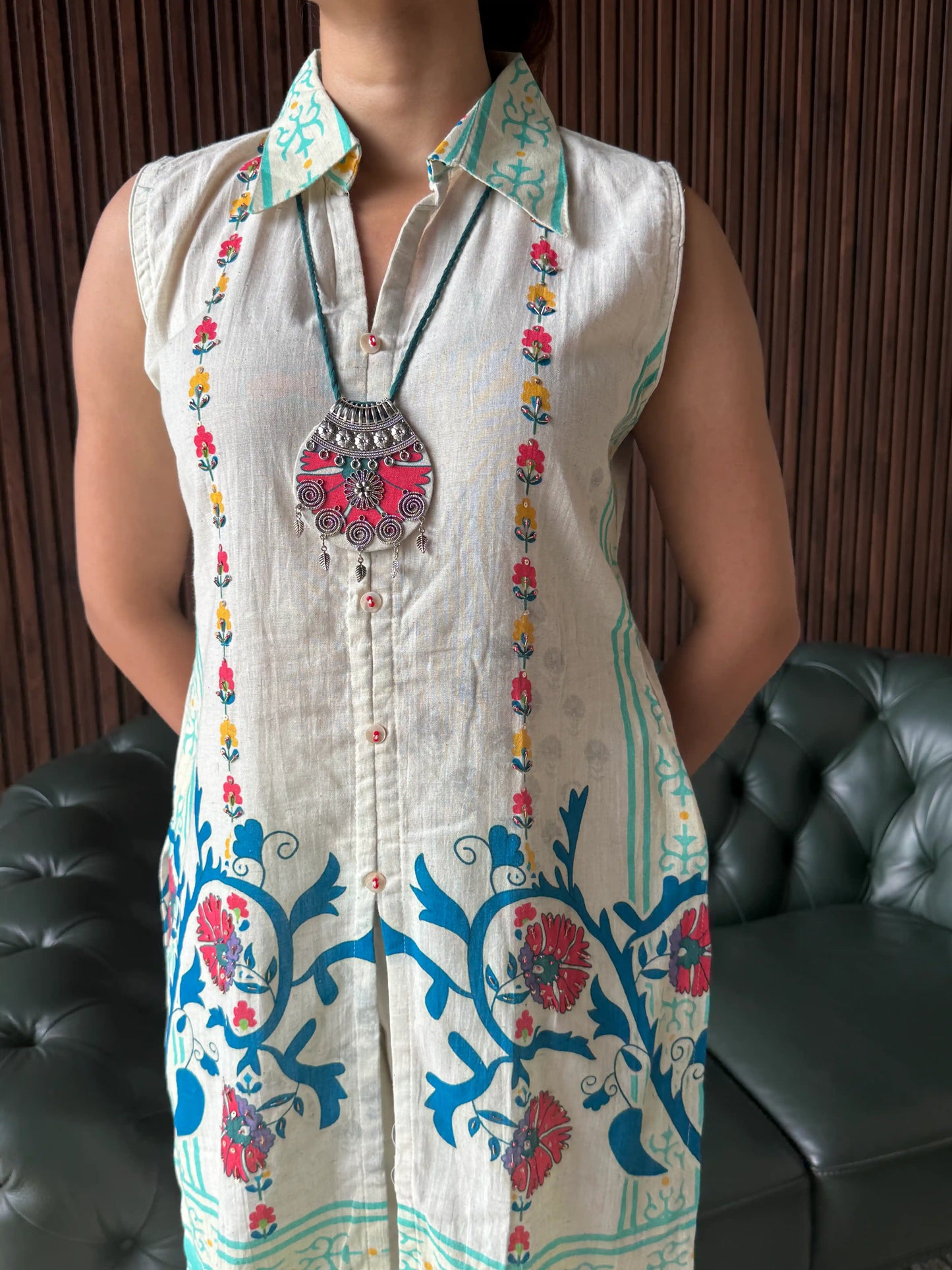 MINT BLOOM STRAIGHT COORD SET